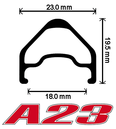 Velocity A23 -  frein sur jante